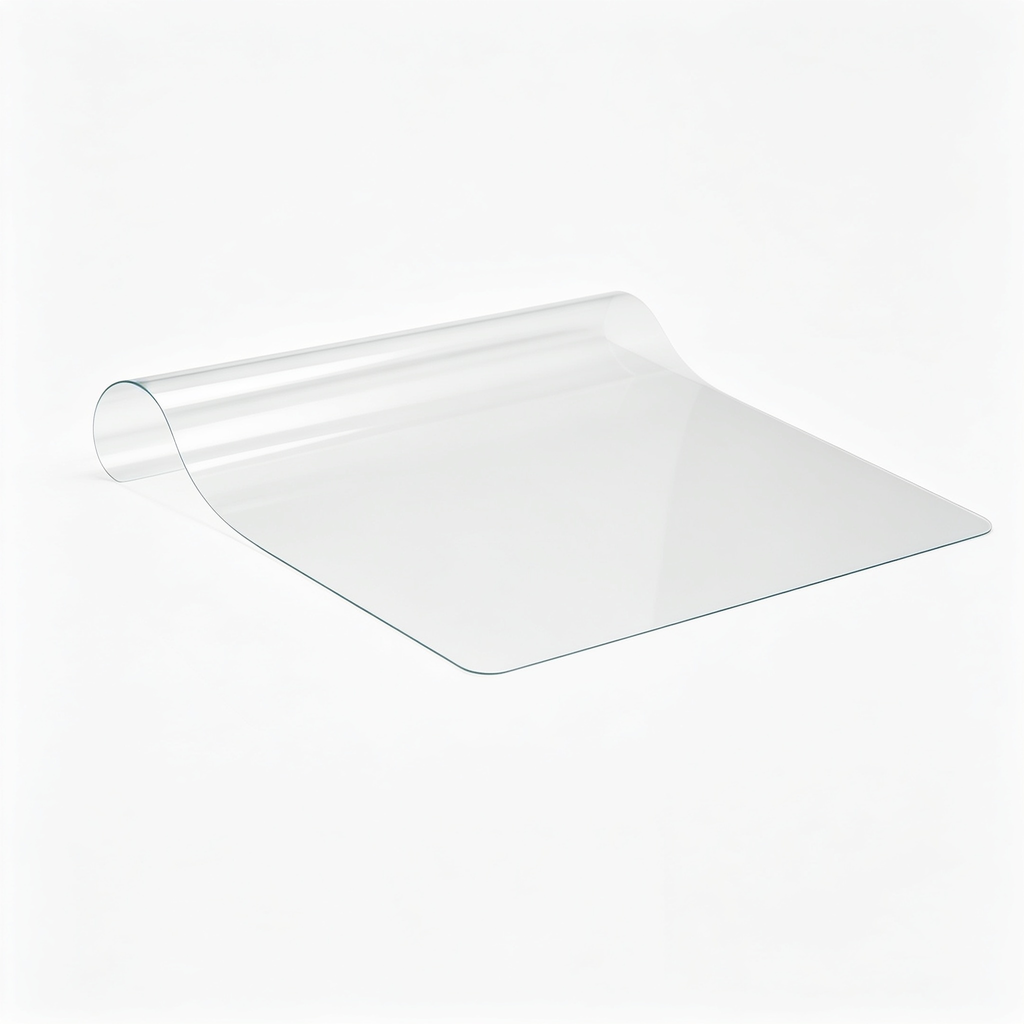 Alevaro 22x36 inch Clear Table Protector - Wipeable PVC Vinyl Furniture Cover for Kitchen and Dining Room - Crystal Plastic Desk Pad and Coffee Tabletop Protection